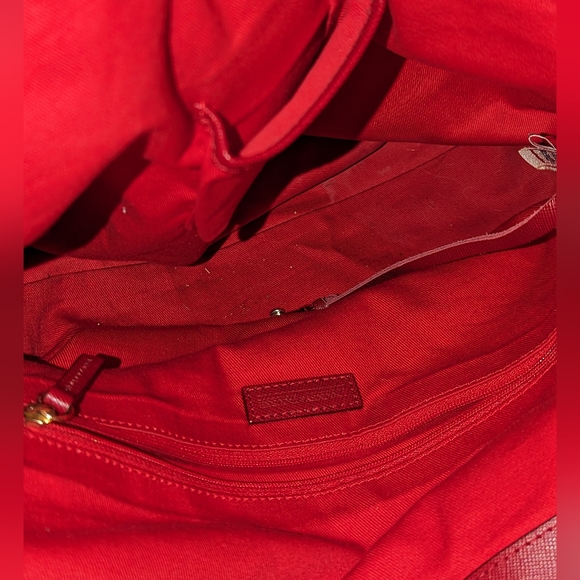 Vintage Dooney and Bourke canvas coated animal print large handbag. - Picture 13 of 15